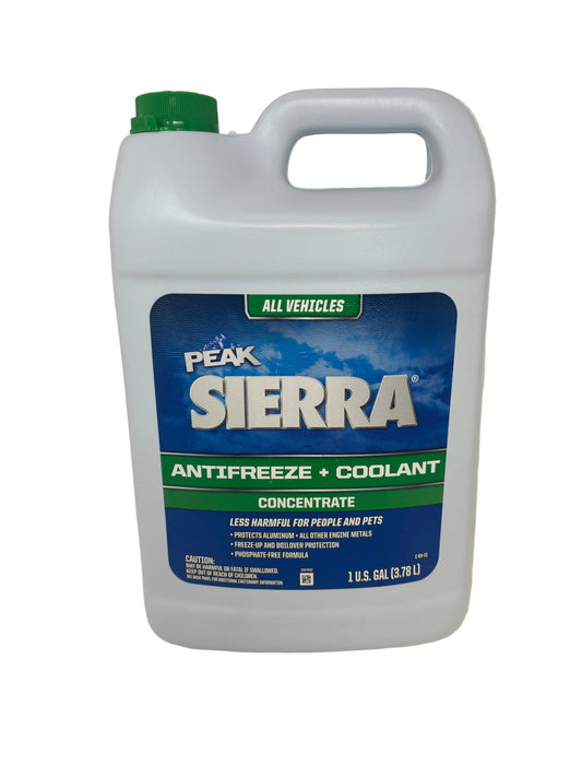 Sierra Antifreeze Coolant Propylene Glycol Green