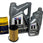 Mobil 1 5W-30 motor oil bottles and a Hengst filter box with a pleated gold and black oil filter, arranged on a white background.