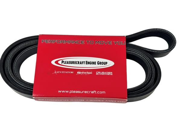 PCM R066038 belt for PCM Engines. PCM Belt Serpentine 6.2L S/C Accessory Belt