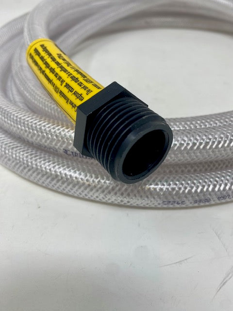 Heater Craft Shower Hose, Plastic - Clear 15'