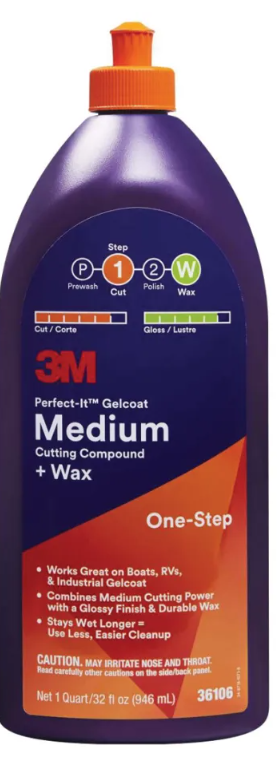3M Perfect-It Med Compound & Wax 32 oz
