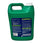 Green container with a label on a white background