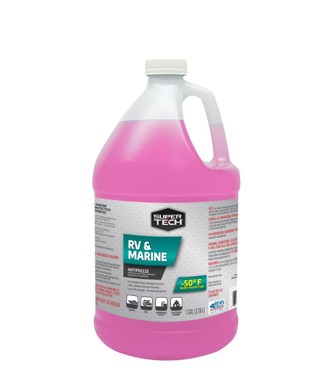 Super Tech Marine RV Pink Antifreeze Gallon