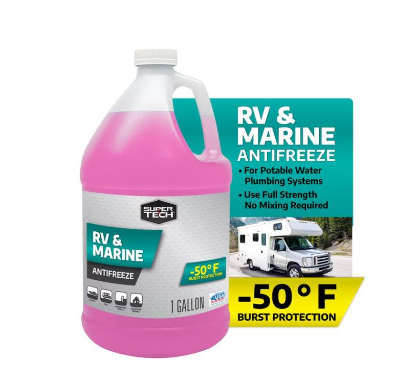 Super Tech Marine RV Pink Antifreeze Gallon