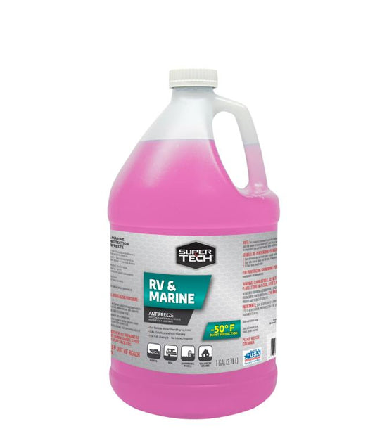 Super Tech Marine RV Pink Antifreeze Gallon