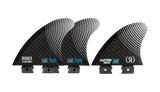 Ronix Blueprint Carbon Floating Button 3 pack Wakesurf Fins