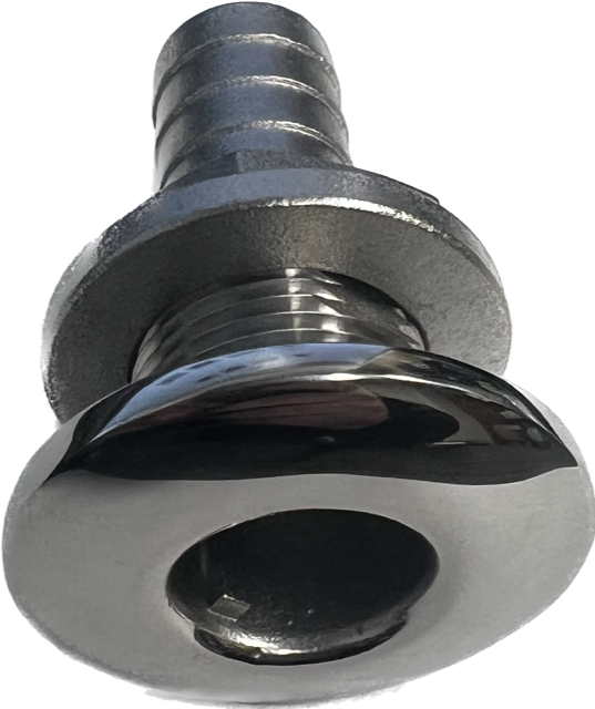 Ballast 3/4" Stainless Steel Thru-Hull Drain Fitting