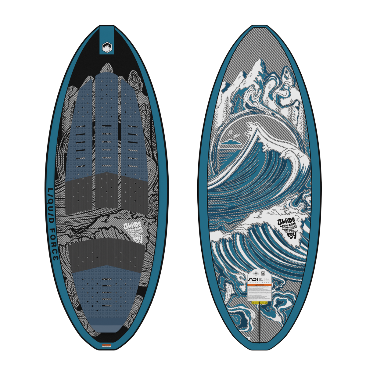 Liquid Force Blade Skim Women's Wakesurf Board 2025