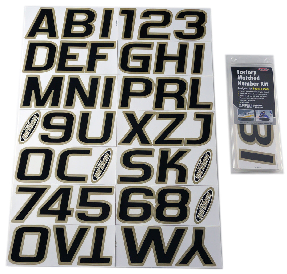 Registration Number & Letter Kit 700 Series