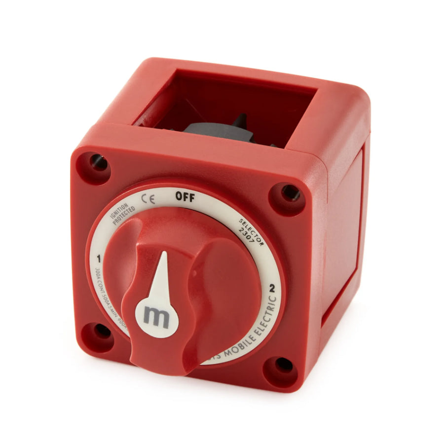 Blue Sea Systems m-Series 4-Position Marine Battery Selector Switch – 300A – 6007