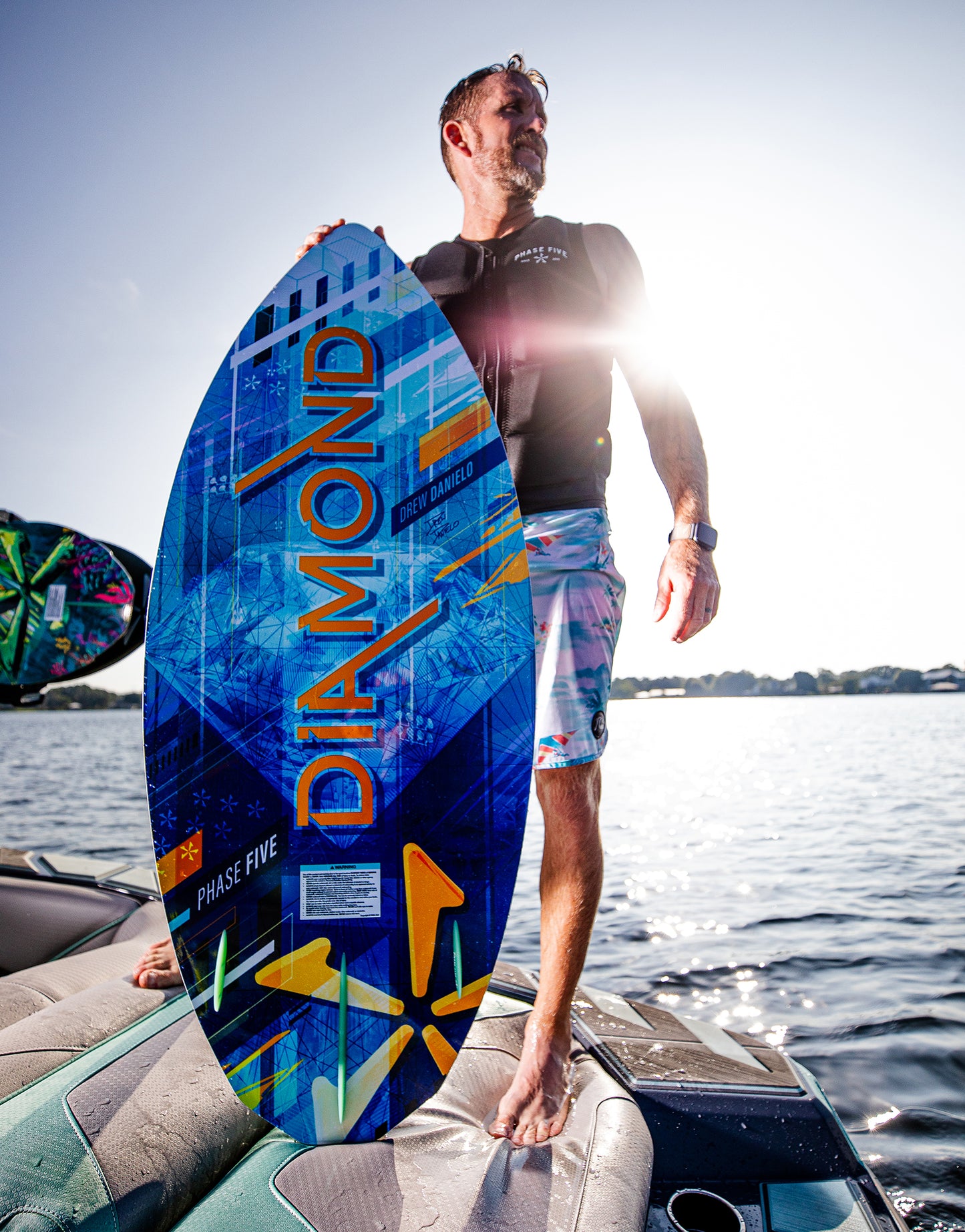 Phase 5 Diamond Turbo Wakesurf Board 2024