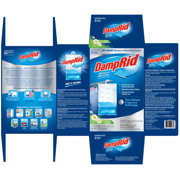 DampRid Hanging Moisture Absorber Fresh Scent - 14 oz