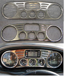 Malibu Boats Gauge Bezel Straight Insert Stainless