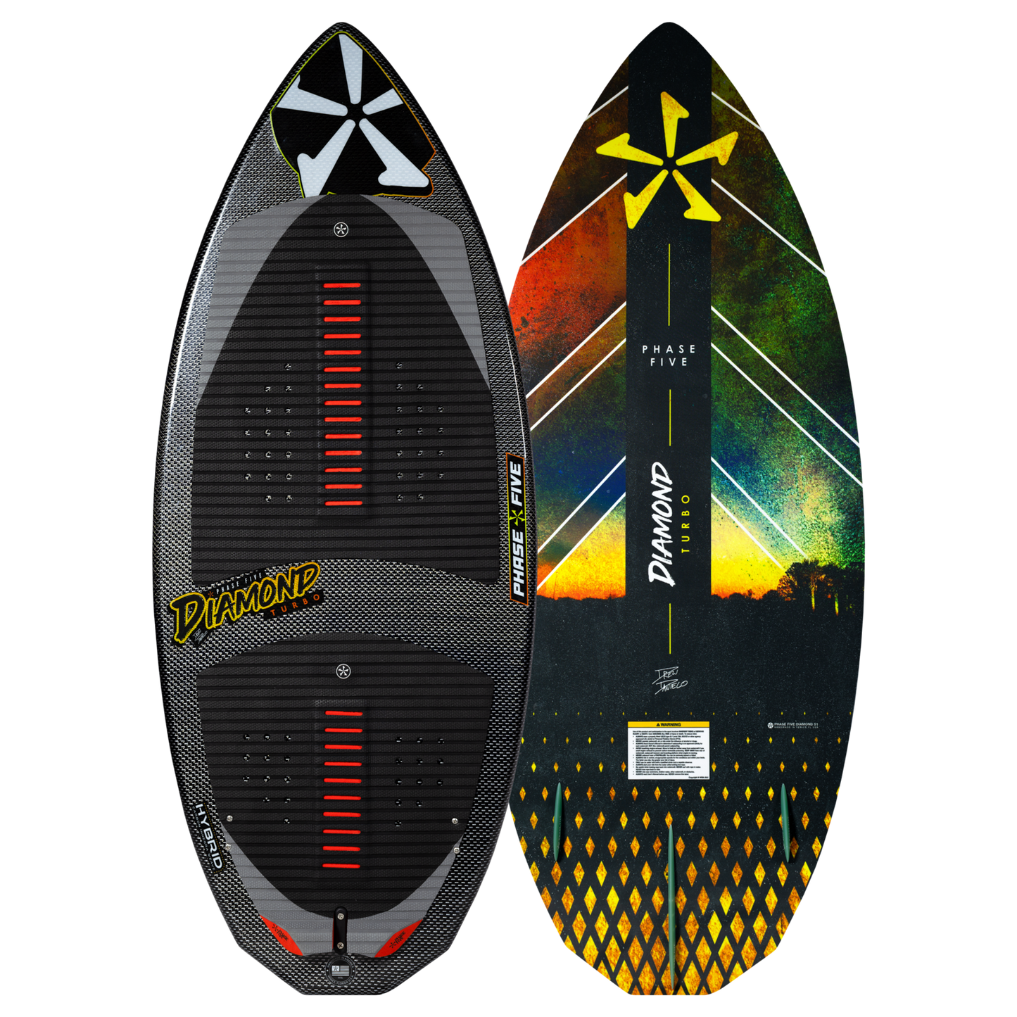 Phase 5 Diamond Turbo Wakesurf Board 2025