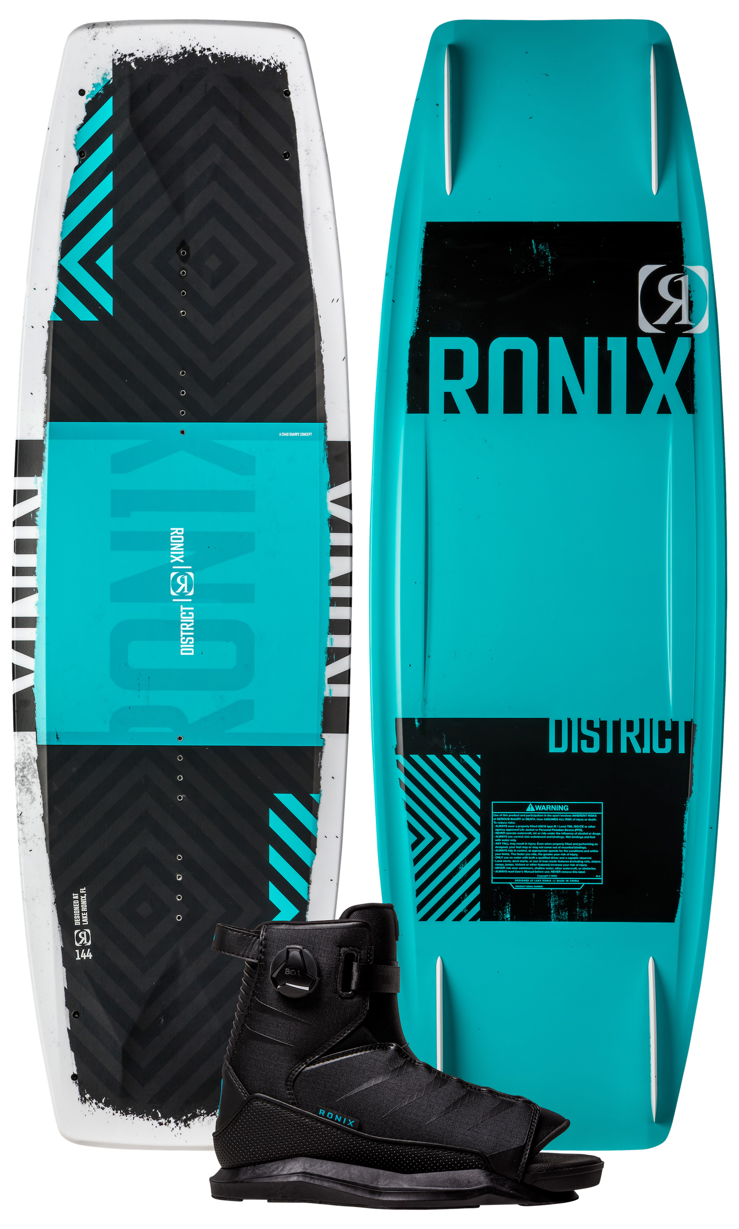 Ronix District w/ Anthem Wakeboard Package 2025