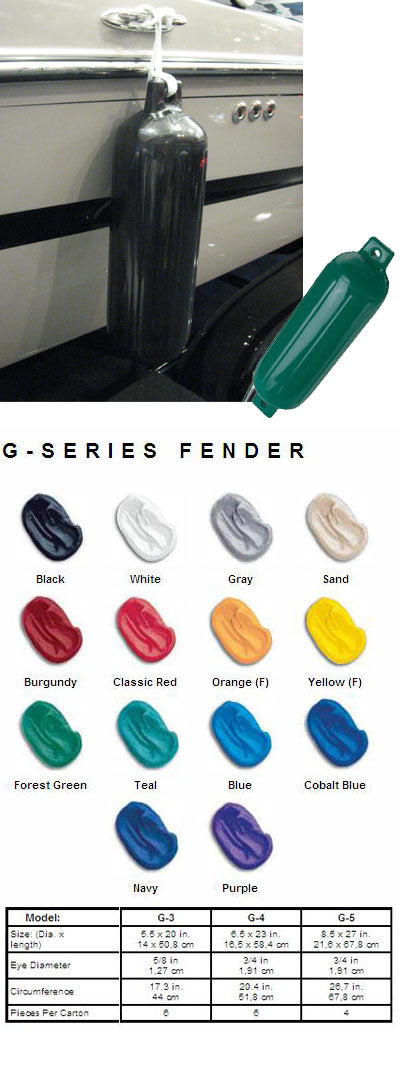 Polyform G-4 G-Series Dock Fender (23")