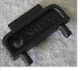 Black Plastic Gas Cap Key