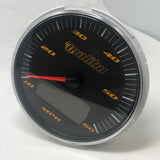 Malibu Boats Speedometer Gauge with LCD Black & Amber