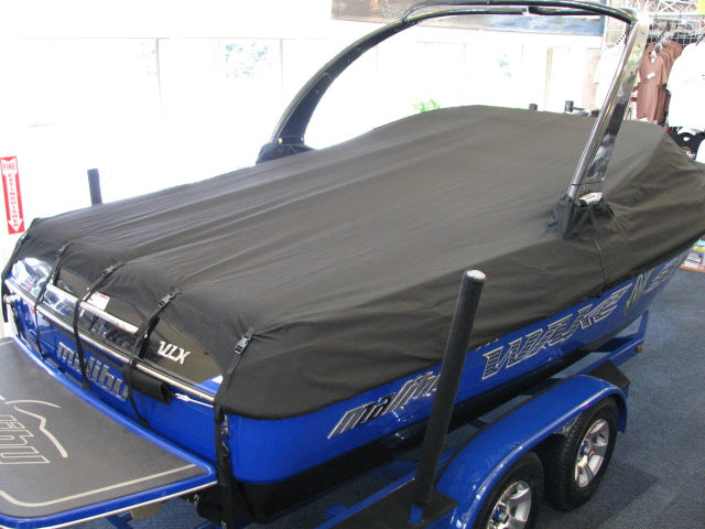 Bakes Custom Fitted Sunbrella Boat Cover for Malibu Boats