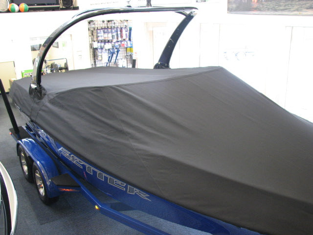 Bakes Custom Fitted Sunbrella Boat Cover for Malibu Boats