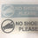 No Shoes Diecut Boat Sticker