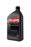 A quart container of Indmar Synthetic ATF Transmission Oil with red and white label.