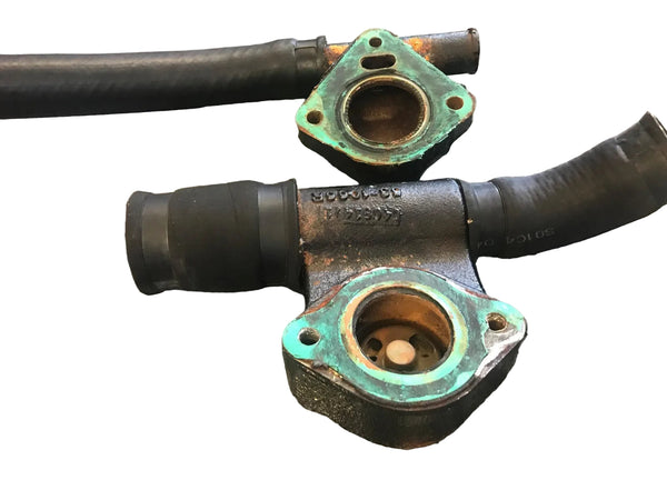 image of a 3 bolt gasket that is worn down