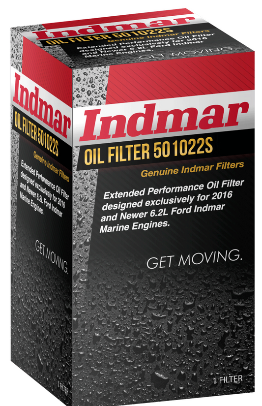 Indmar 501022 Oil Filter Cartridge for 6.2L Ford Engines