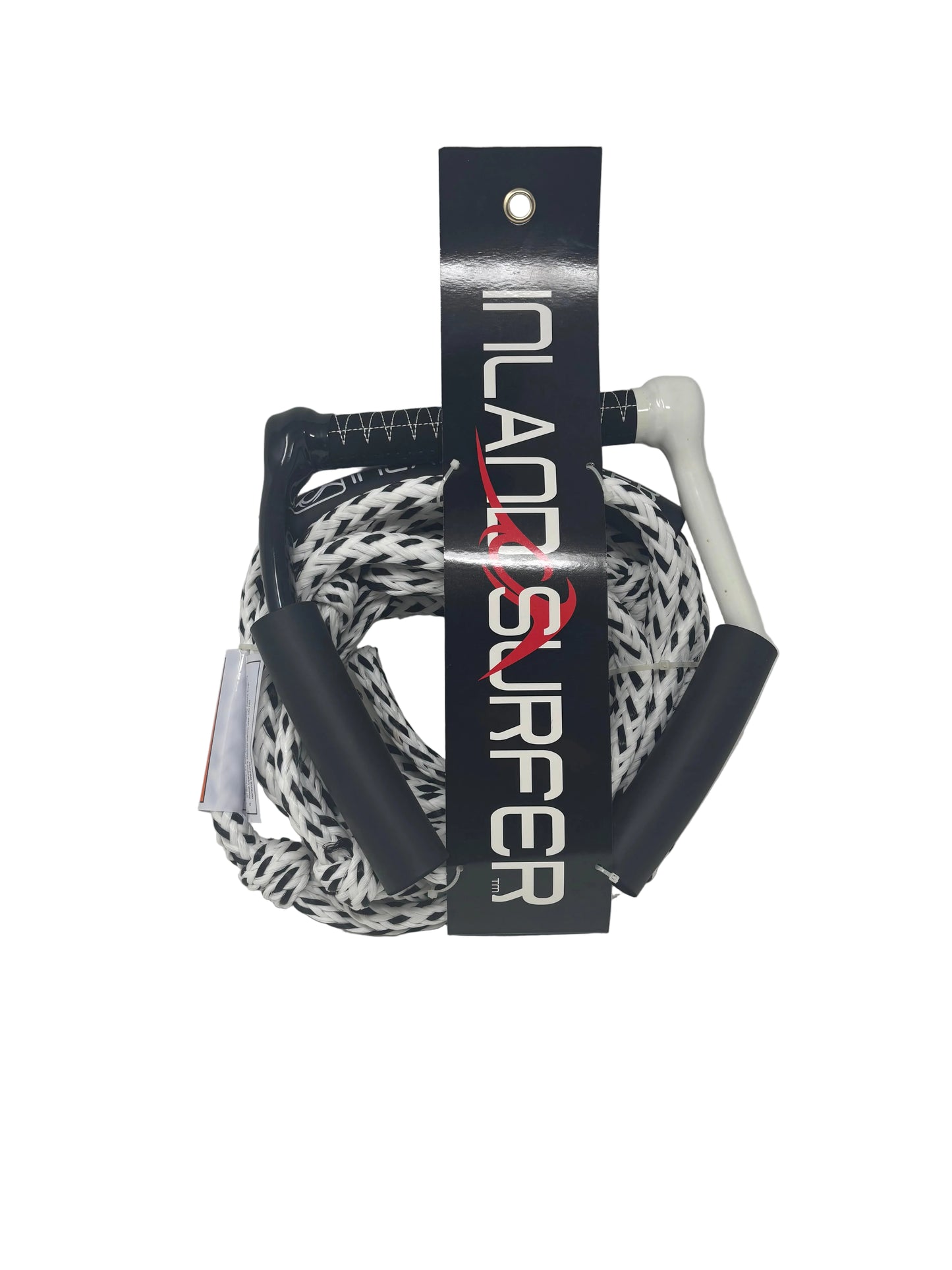 Two coiled ropes with 'Inland Surfer' branding on a white background