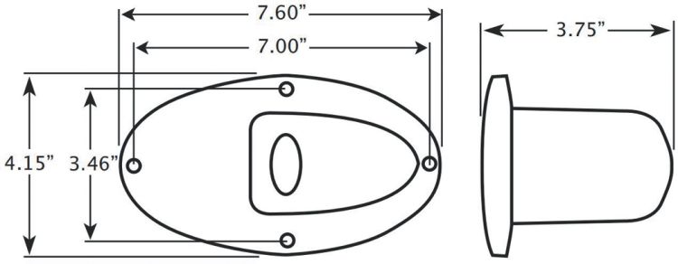 Stainless Steel Faced Halogen Docking Lights