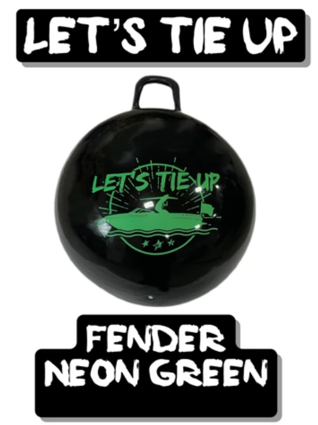 Lets Tie Up XL 28 Inch Fender Black Green Each