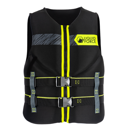 Liquid Force Classic Hinge CGA US Coast Guard approved life vest in green