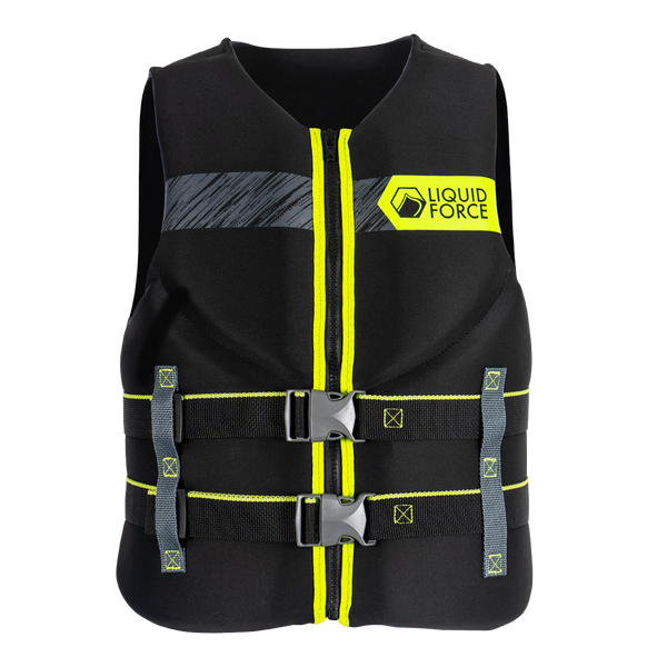 Liquid Force Classic Hinge CGA US Coast Guard approved life vest in green