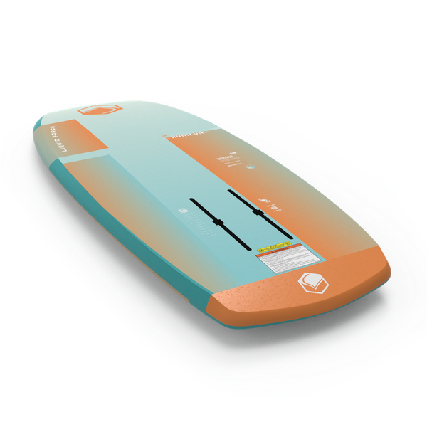 Flat-bottom design of the 2026 Liquid Force Horizon foilboard