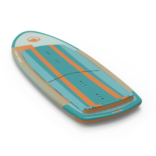 High-traction deck on Liquid Force Horizon wake foil board