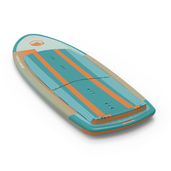 High-traction deck on Liquid Force Horizon wake foil board