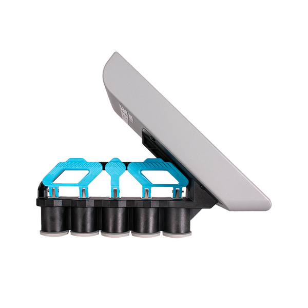 Five inline suction cups on Liquid Force Edge Pro 145 wake shaper