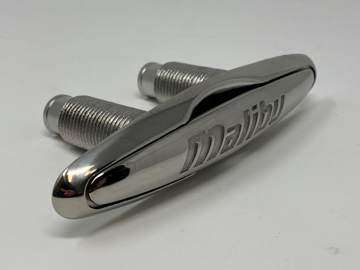 Malibu Boats Engraved Stainless Steel 6 Inch Boat Cleat