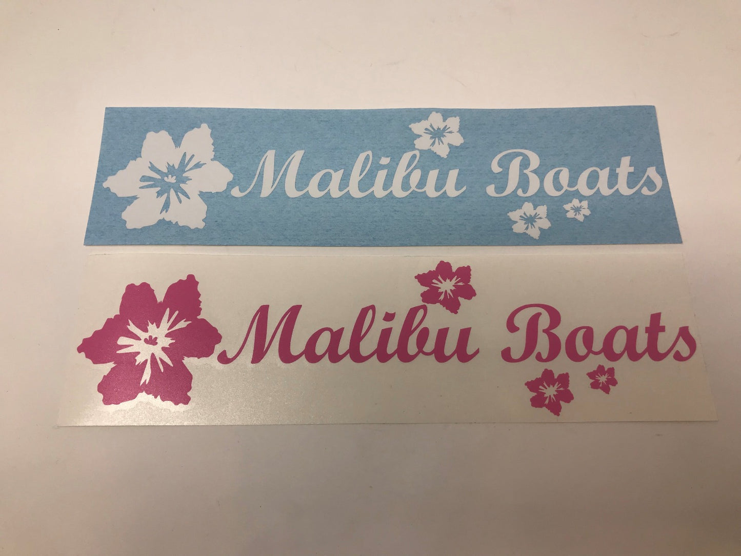 Malibu Boats Hibiscus Vehicle Decal 13"