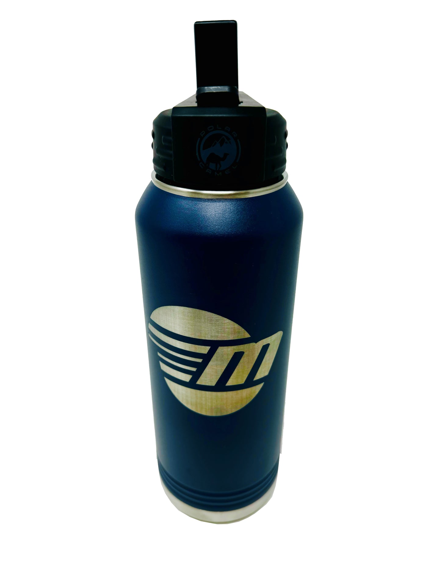 Malibu M Logo Polar Camel SS Water Bottle Navy Blue