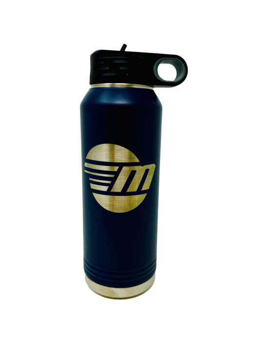 Malibu M Logo Polar Camel SS Water Bottle Navy Blue