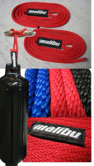 Fender Ropes 3/8" X 5' Malibu Logo Pair