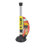 Moeller Inboard Engine Adjustable Flusher, primarily black in color with some yellow and red branding, packaged with a product label.