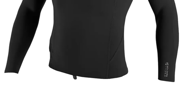 O'Neill Reactor-2 men's 1.5mm long sleeve neoprene wetsuit top in black