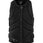 Black O'Neill Slasher Comp Vest with a front zipper and minimal bulk design, featuring integrated lumbar support and an anatomical fit.