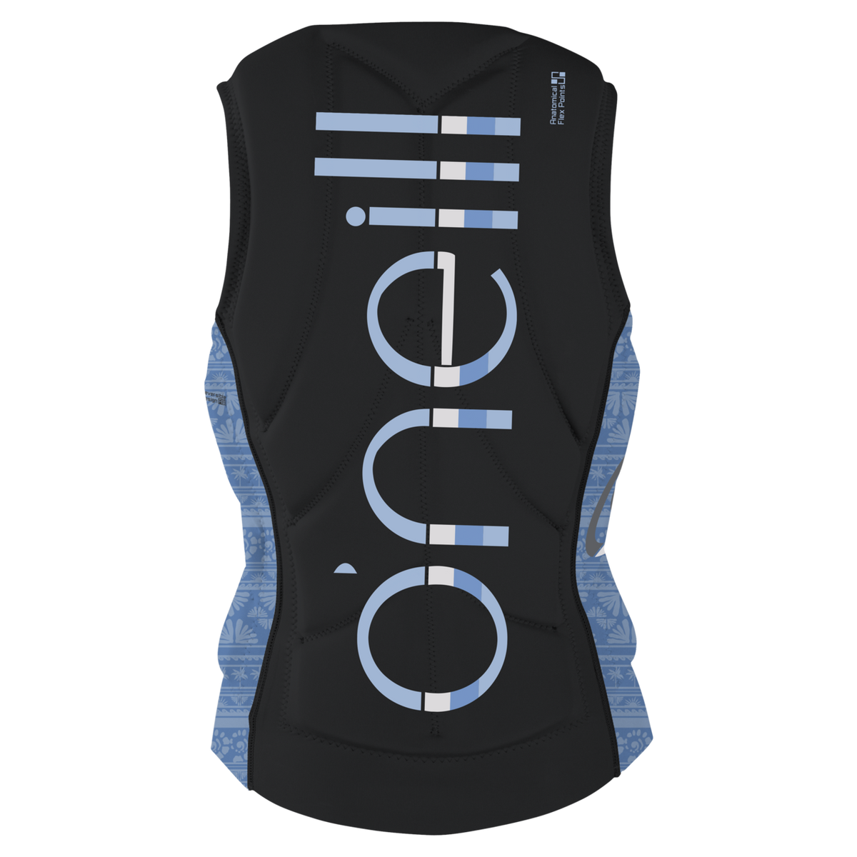 Back view of O'Neill Slasher women's wakeboard impact vest