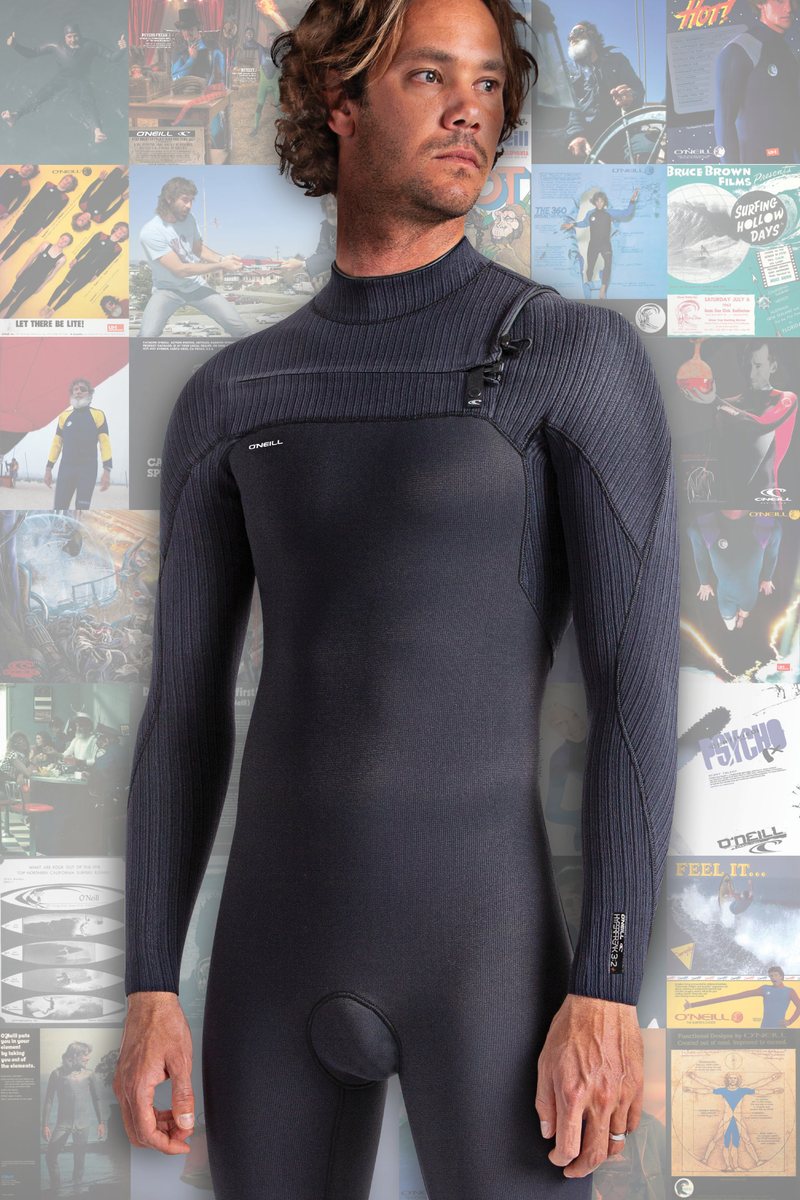 O'Neill Hyperfreak 3/2+MM Chest Zip Full Wetsuit Size Small