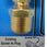 Brass engine block petcoc drain plug