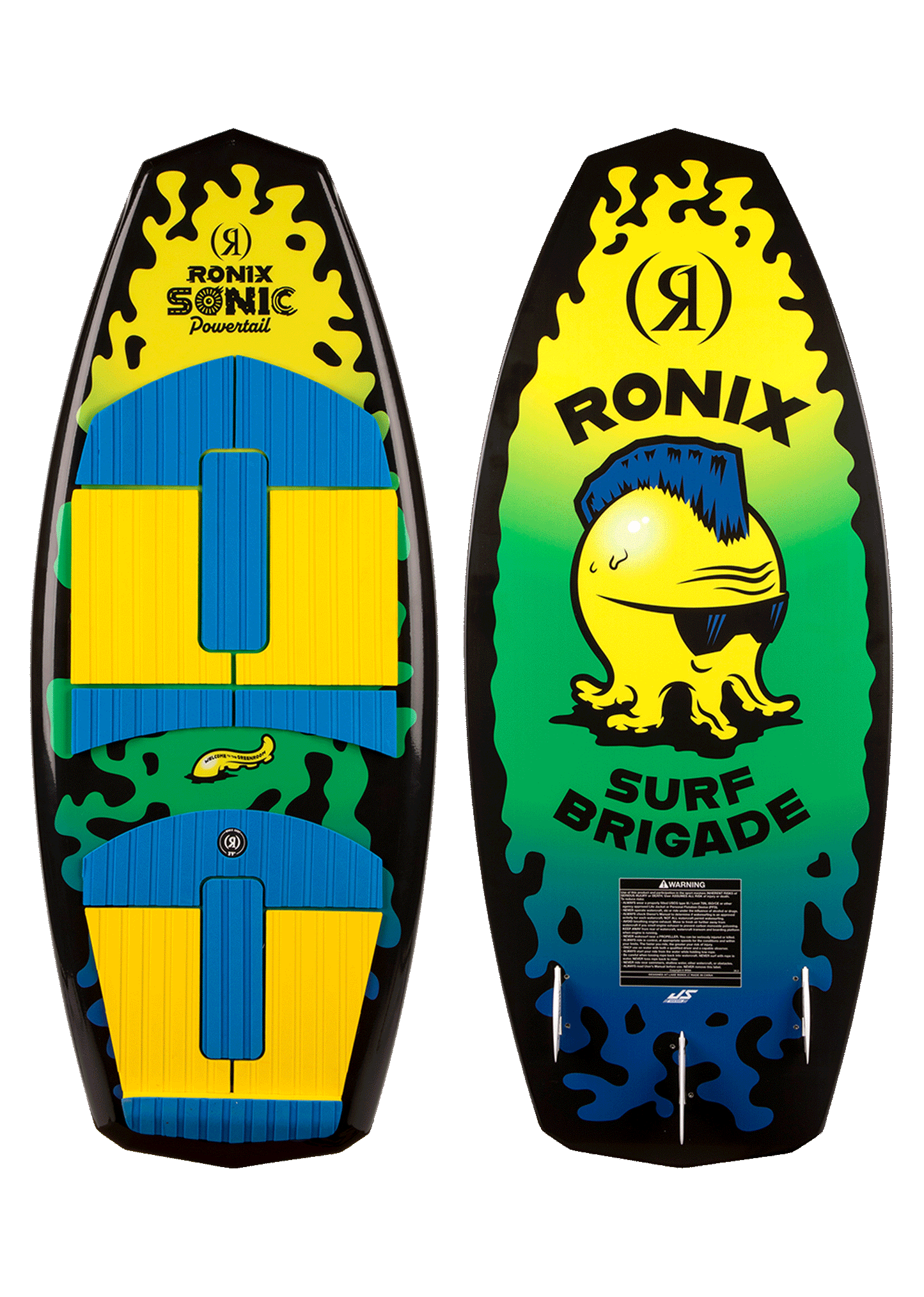 Ronix Sonic Powertail 3'9" Kids Wakesurf Board 2025