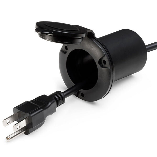 ProMariner Universal AC Plug Holder – Waterproof Marine Power Cord Housing – 51300